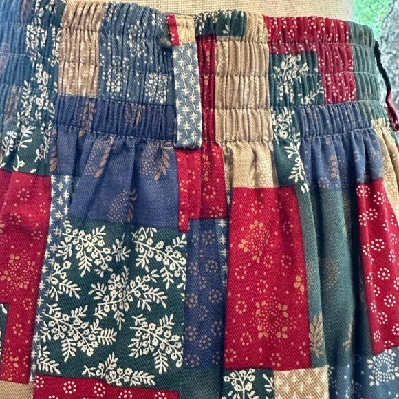 Vintage 90’s Bushwacker ditsy floral Patchwork Skirt - Picture 2 of 5